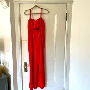 Intermix red jumpsuit